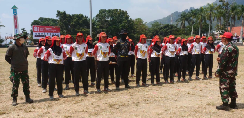 Persiapan Paskibraka Kota Sungai Penuh untuk HUT ke-81 RI capai 90 persen. Sebanyak 30 pelajar siap kibarkan bendera Merah Putih.(poto: istimewa).