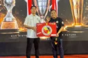 Direktur Utama Bank Nagari Gusti Candra hadir pada launching tim dan jersey resmi Semen Padang FC (SPFC), di Menara TOP Food, Alam Sutera, Tangerang, Selasa (25/8/2026).(poto: padangkita.com).