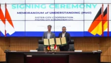Pemerintah Kota Padang meresmikan kemitraan Sister City Padang bersama Pemerintah Kota Hildesheim, Jerman.(poto: padangkita.com).