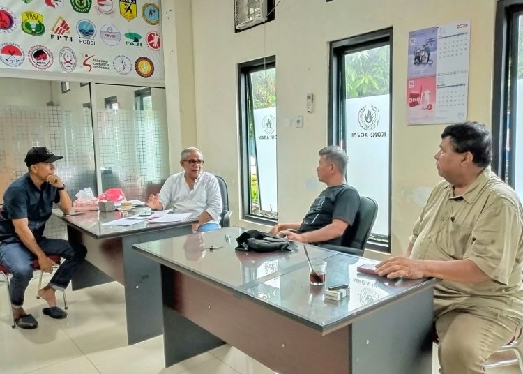 Tim Penyaringan dan Penjaringan resmi menutup tahapan pengambilan berkas bakal calon Ketua KONI Agam periode 2026–2030 pada Jumat (14/8/2026).(poto: infosumbar.net).