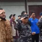 Wali Kota Padang, Fadly Amran, menghadiri pelepasan Kapal Republik Indonesia (KRI) Teluk Kendari-518, di Dermaga IV Pelabuhan Teluk Bayur.(poto: padangkita.com).