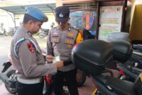 Seksi Profesi dan Pengamanan Polres Padang Panjang menggelar inspeksi mendadak demi mendukung program pemberantasan judi online polri pada Kamis pagi.(poto: infosumbar.net).