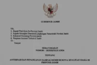 Surat Edaran Nomor: 1835/SE/DLH-3/2026.(poto: istimewa).