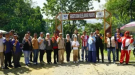 Wali Kota Padang Fadly Amran meninjau Goa Kelelawar Padayo yang berada di kawasan Kompleks PT Semen Padang, Kelurahan Indarung, Kecamatan Lubuk Kilangan.(poto: padangkita.com).