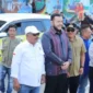 Wali Kota Padang Fadly Amran tutup Lomba Mural di Taman Aliran Kenangan. Seni warnai ruang publik dengan ikon budaya dan wisata Padang Selatan.(poto: padangkita.com).