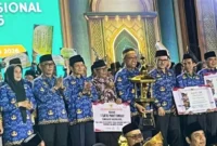 Sumbar raih juara umum MTQ Nasional Korpri VIII di Makassar.(poto: padangkita.com).