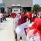 PT Kereta Api Indonesia (Persero) Divisi Regional II Sumatera Barat menggelar perlombaan tarik lokomotif KAI untuk menyemarakkan HUT ke-81 Kemerdekaan Republik Indonesia.(poto: radarsumbar.com).
