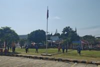 Kejurprov Gateball 2026 yang digelar di halaman kantor BMKCTR Sumbar.(poto: radarsumbar.com).