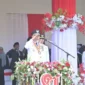 Mahyeldi Ansharullah bersama jajaran Forkopimda mengikuti Upacara Peringatan HUT ke-81 Kemerdekaan Republik Indonesia di Halaman Istana Gubernur Sumatera Barat, Senin (17/8/2026).(poto: padangkita.com).