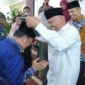 Gubernur Sumatera Barat (Sumbar) Mahyeldi Ansharullah, menyambut kedatangan Sekretaris Jenderal Kementerian Agama, Kamaruddin Amin kunjungan kerja ke Sumbar.(poto: padangkita.com).