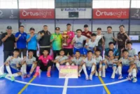 Wakil Wali Kota Padang, Maigus Nasir, secara resmi menutup ajang bergengsi Infosumbar Futsal Championship (ISFC) 2026.(poto: padangkita.com).