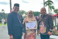 Kota Pariaman sukses meraih penghargaan RAT Koperasi Desa Merah Putih tercepat tahun buku 2025 tingkat Kabupaten dan Kota se-Sumatera Barat.(poto: padangkita.com).