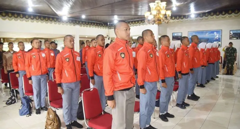 Wali Kota Pariaman Yota Balad meresmikan pembukaan Pemusatan Pendidikan dan Pelatihan (Diklat) Calon Pasukan Pengibar Bendera Pusaka (Paskibraka) tingkat Kota Pariaman tahun 2026.(poto: padangkita.com).