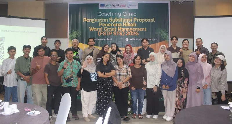 Peserta Coaching Clinic Penguatan Substansi Proposal yang diselenggarakan di Padang, Sumbar pada 4–6 Agustus 2026.(poto: padangkita.com).