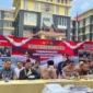 Konferensi pers pemusnahan barang bukti narkotika di Mapolda Sumbar, Selasa (18/8/2026).(poto: padangkita.com).
