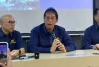 Menteri Keuangan (Menkeu) Purbaya Yudhi Sadewa memberikan keterangan di Kantor Kemenkeu.(poto: padangkita.com).