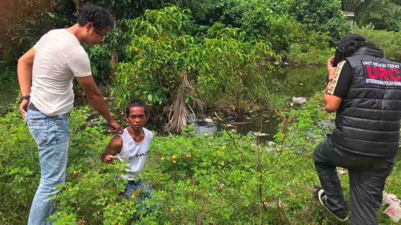 Pihak kepolisian menangkap seorang pria berinisial Hendrizal alias Hendri Gantiang (27).(poto: radarsumbar.com).