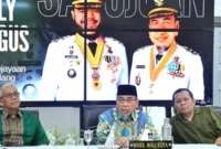 Wakil Wali Kota Padang, Maigus Nasir, bersama jajaran Dewan Pengurus Daerah (DPD) APPMBGI Sumatera Barat.(poto: padangkita.com).
