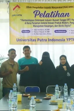Inovasi Papan Bunga Pariaman UPI YPTK Padang Berdayakan IRT