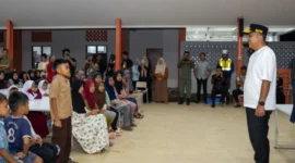 Wakil Gubernur Sumbar), Vasko Ruseimy ketika meninjau Sekolah Rakyat Terintegrasi (SRT) 3 Dharmasraya.(poto: padangkita.com).