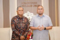 Wakil Ketua Komisi VI DPR RI Andre Rosiade kembali menggelar pertemuan penting bersama Menteri Pekerjaan Umum Dody Hanggodo di Jakarta pada Rabu, 12 Agustus 2026.(poto: radarsumbar.com).