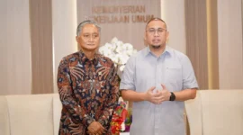 Wakil Ketua Komisi VI DPR RI Andre Rosiade kembali menggelar pertemuan penting bersama Menteri Pekerjaan Umum Dody Hanggodo di Jakarta pada Rabu, 12 Agustus 2026.(poto: radarsumbar.com).