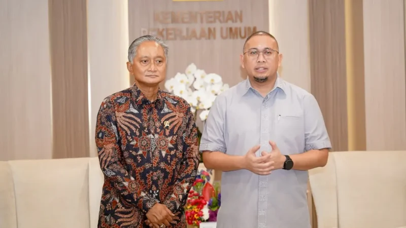 Wakil Ketua Komisi VI DPR RI Andre Rosiade kembali menggelar pertemuan penting bersama Menteri Pekerjaan Umum Dody Hanggodo di Jakarta pada Rabu, 12 Agustus 2026.(poto: radarsumbar.com).