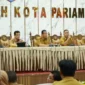 Wali Kota Pariaman Yota Balad ketika memimpin Rapat Evaluasi Inovasi Government Awards (IGA) Tahun 2026, Senin (3/8/2026).(poto: padangkita.com).