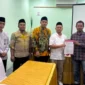 Penandatanganan kontrak pembangunan di Ruang Jabal Tsur, Asrama Haji Kelas I Tabing.(poto: padangkita.com).