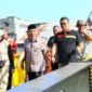 Wakil Wali Kota Padang Maigus Nasir saat meninjau Jembatan Hildesheim yang akan diresmikan pada Hari Jadi Kota Padang ke-357 mendatang.(poto: padangkita.com).
