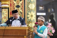 Wakil Wali Kota Padang Maigus Nasir saat menghadiri Semarak Maulid Nabi di Kecamatan Padang Timur.(poto: padangkita.com).