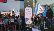 Gubernur NTB H. Lalu Muhamad Iqbal membuka acara gelaran Sembalun Mountain Marathon Festival 2026 pada Ahad (20/9/2026).(poto: kominfo).