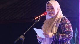 Wakil Gubernur NTB Hj. Indah Dhamayanti Putri, S.E., M.I.P., hadir menyambut para peserta dan pengurus APWI.(poto: kominfo).