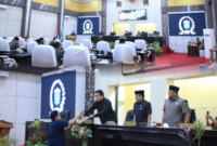 Dewan Perwakilan Rakyat Daerah (DPRD) Kota Sungai Penuh sukses menggelar agenda rapat kerja gabungan di gedung dewan setempat, Selasa (1/9/2026).(poto: istimewa).