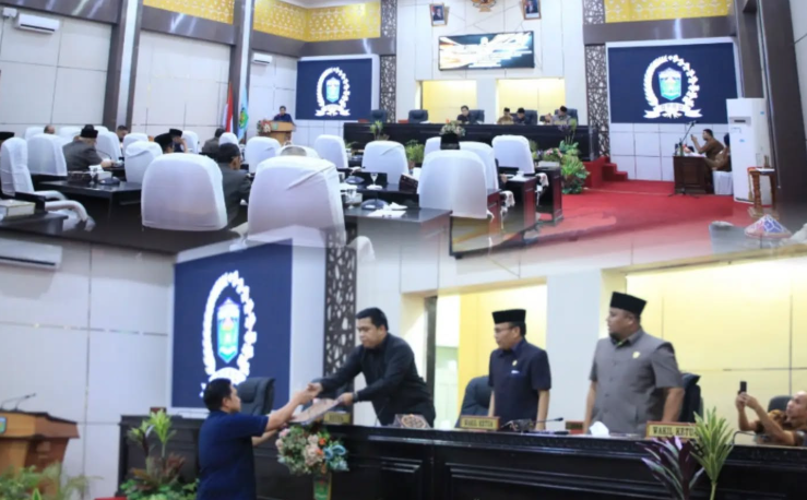 Dewan Perwakilan Rakyat Daerah (DPRD) Kota Sungai Penuh sukses menggelar agenda rapat kerja gabungan di gedung dewan setempat, Selasa (1/9/2026).(poto: istimewa).