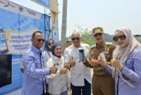 Bupati Pesisir Selatan Hendrajoni meluncurkan langsung penggunaan Mesin Retribusi Pos tersebut di Painan pada Rabu (16/9/2026).(poto: padangkita.com).