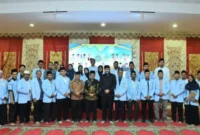 Wali Kota Padang Fadly Amran menghadiri Puncak Peringatan Milad ke-49 Badan Komunikasi Pemuda Remaja Masjid Indonesia tingkat Provinsi Sumatera Barat.(poto: padangkita.com).