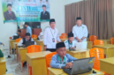 Kepala Kantor Kemenag Kota Sungai Penuh H. Hardiman meninjau langsung pelaksanaan Olimpiade Madrasah Indonesia (OMI) tingkat daerah pada Selasa dan Rabu, 8–9 September 2026.(poto: istimewa).
