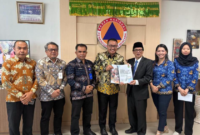 Pemerintah Kota Sungai Penuh mengajukan usulan bantuan penanganan bencana serta rehabilitasi infrastruktur Sungai Penuh kepada BNPB RI.(poto: istimewa).