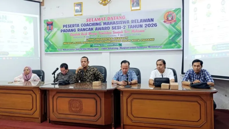 Pemko Padang dan Unes menggelar verifikasi Padang Rancak Award 2026 untuk mengedukasi warga memilah sampah demi Adipura.(poto: padangkita.com).