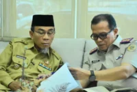 Wakil Wali Kota Padang, Maigus Nasir, menggelar kunjungan resmi ke Kantor Pertanahan Kota Padang pada Senin (7/9/2026).(poto: padangkita.com).