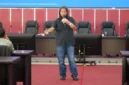 Tim Klewang Polresta Padang menjadi narasumber dalam Bimbingan Teknis (Bimtek) Manajemen Kasus bagi Guru Bimbingan Konseling (BK) SMP Negeri Se-Kota Padang.(poto: padangkita.com).