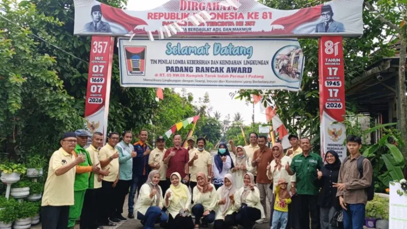 Penilaian Padang Rancak Award 2026 sesi kedua menghadirkan puluhan inovasi unik warga RT di Kota Padang.(poto: padangkita.com).