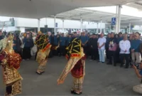 Pemerintah Provinsi Jawa Tengah menyambut kedatangan kafilah MTQ Sumbar Semarang dengan penuh kehangatan pada Jumat (11/9/2026).(poto: padangkita.com).