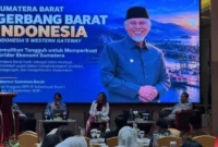 Gubernur Sumatera Barat Mahyeldi Ansharullah menyampaikan langsung empat strategi utama tersebut dalam Rapat Anggota DPD RI Subwilayah Barat I di Batam, Jumat (11/9/2026).(poto: padangkita.com).