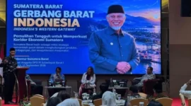 Gubernur Sumatera Barat Mahyeldi Ansharullah menyampaikan langsung empat strategi utama tersebut dalam Rapat Anggota DPD RI Subwilayah Barat I di Batam, Jumat (11/9/2026).(poto: padangkita.com).