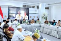 Rapat evaluasi yang dipimpin langsung oleh Wakil Wali Kota Padang, Maigus Nasir di Kediaman Resmi Wali Kota Padang pada Sabtu (26/9/2026).(poto: radarsumbar.com).