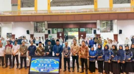 Badan Pengelola Keuangan Haji (BPKH) sukses menggelar kegiatan Safari Haji BPKH Padang di Gedung Serbaguna PT Semen Padang pada Kamis (17/9/2026).(poto: padangkita.com).