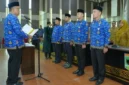 Sekretaris Daerah Provinsi Sumatera Barat Arry Yuswandi memimpin pelantikan pejabat pemprov sumbar untuk empat posisi administrator eselon III di Padang, Selasa (1/9/2026).(poto: padangkita.com).