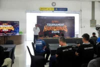 PT Kereta Api Indonesia (Persero) Divisi Regional II Sumatera Barat menyelenggarakan turnamen Mobile Legends Harhubnas 2026 di Peron Bandara Stasiun Padang, Rabu (9/9/2026).(poto: radarsumbar.com).